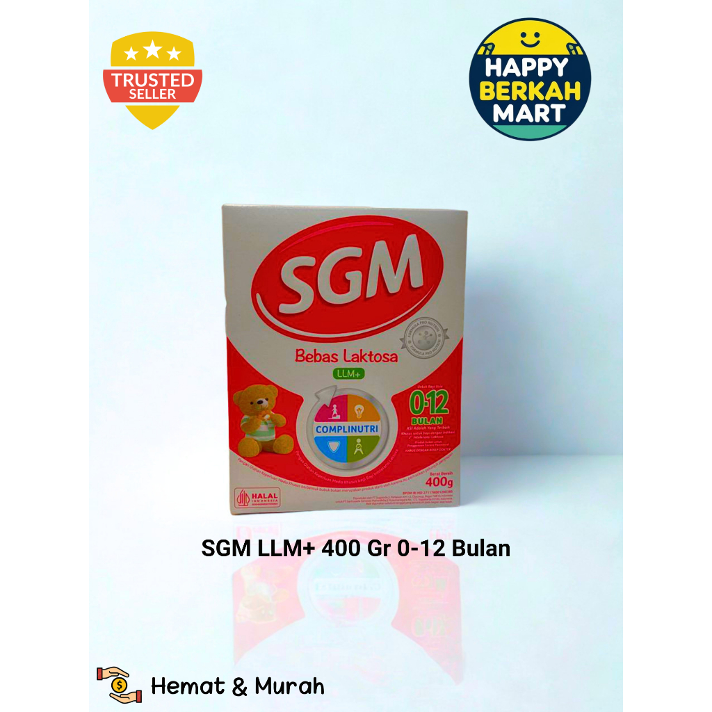SGM LLM 400gr Susu Formula Bebas Laktosa untuk Bayi 0-12 Bulan