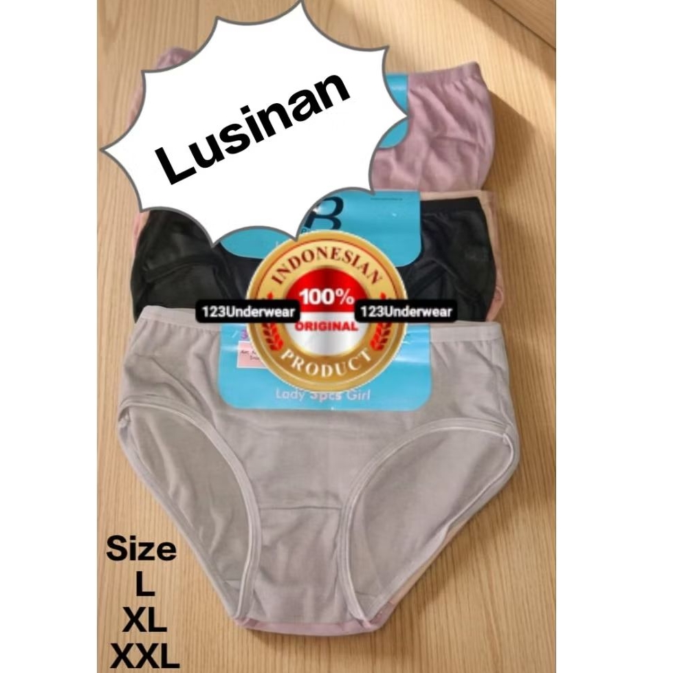 Lusinan Celana Dalam CD Katun Breitex Lady Girls