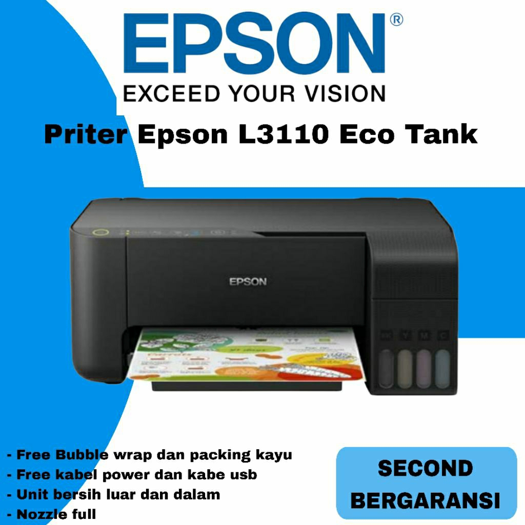 PRINTER EPSON L3110 SCAN COPY ECO TANK