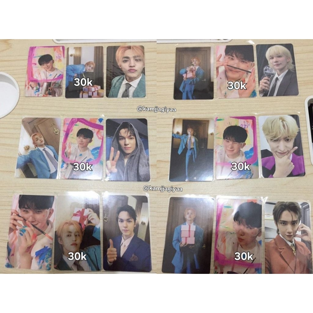 Photocard SEVENTEEN/ PC SVT FTS CARVER/ Mingyu/Jeonghan/Jun/Seungkwan/Vernon/Scoups/joshua/the8/hosh