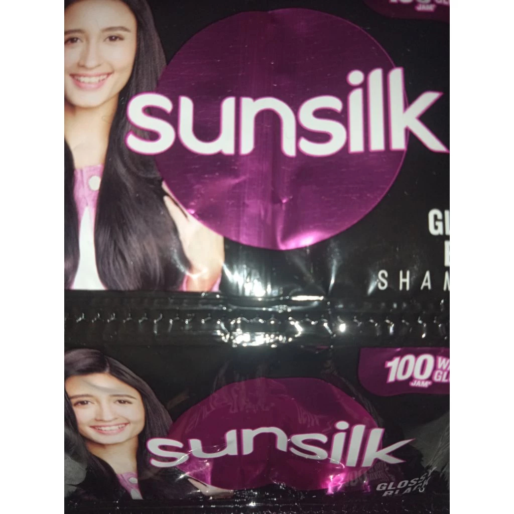( 2 Renceng Isi 24 Sachet ) Sampo Sunsilk Sachet 2 Renceng Black Shine Shampoo sunsilk hijab anti ke