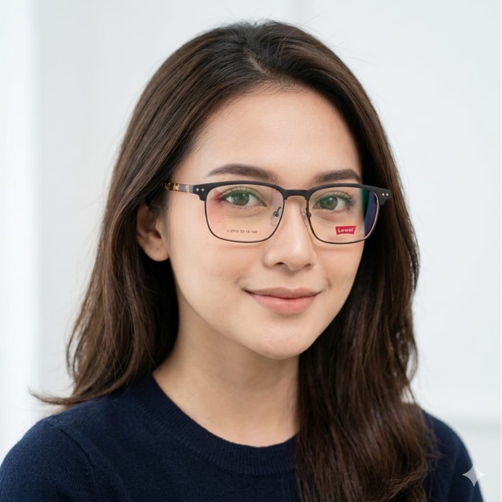 Kacamata Minus Photokromik Antiradasi Leopard Casual