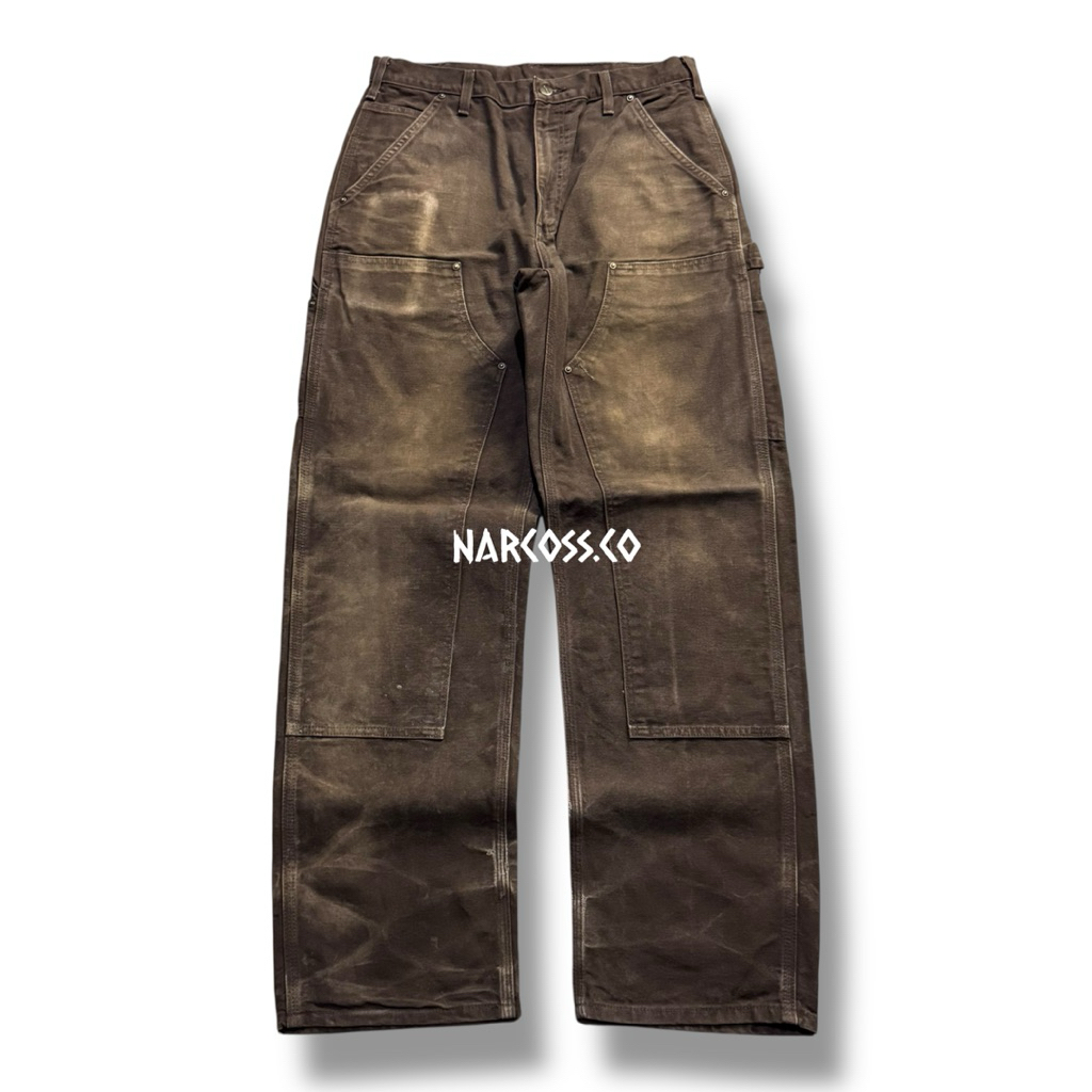 Carhartt Pants Double Knee B136 DKB Loose Fit Made in Mexico  kode - K448 size 31-32 (32x32)