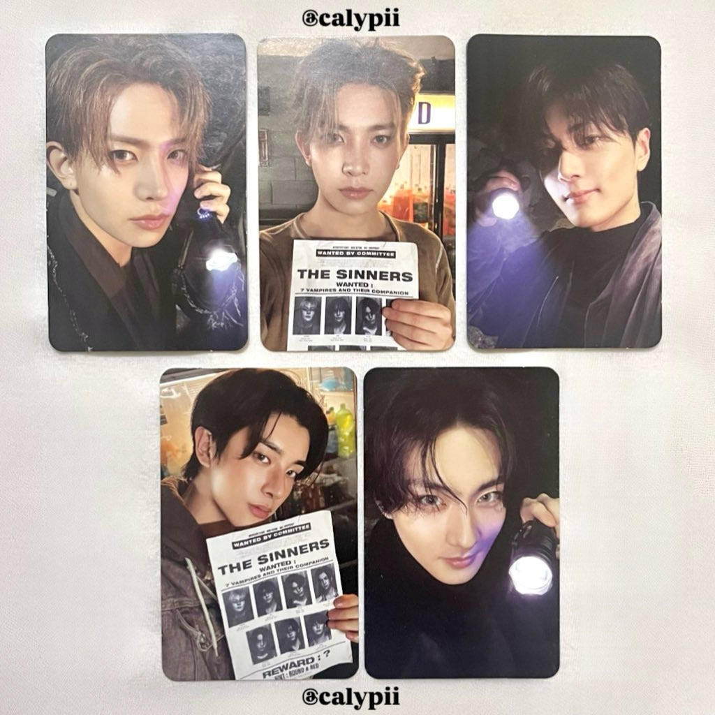 ENHYPEN THE SIN : VANISH HEESEUNG, JAY, JAKE, JUNGWON RANDOM PHOTOCARD (RPC)