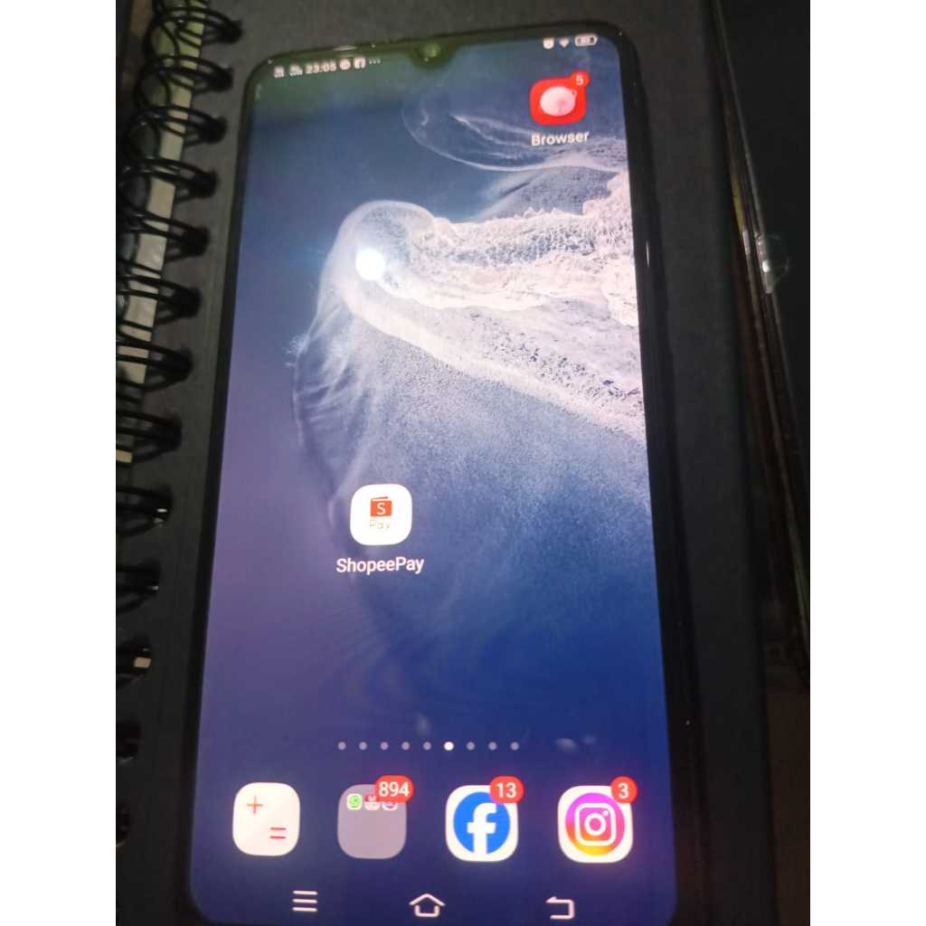 Handphone Second Vivo V11 PRO murah ORI belum pernah service BATERAI AWET DUS Book Lengkap