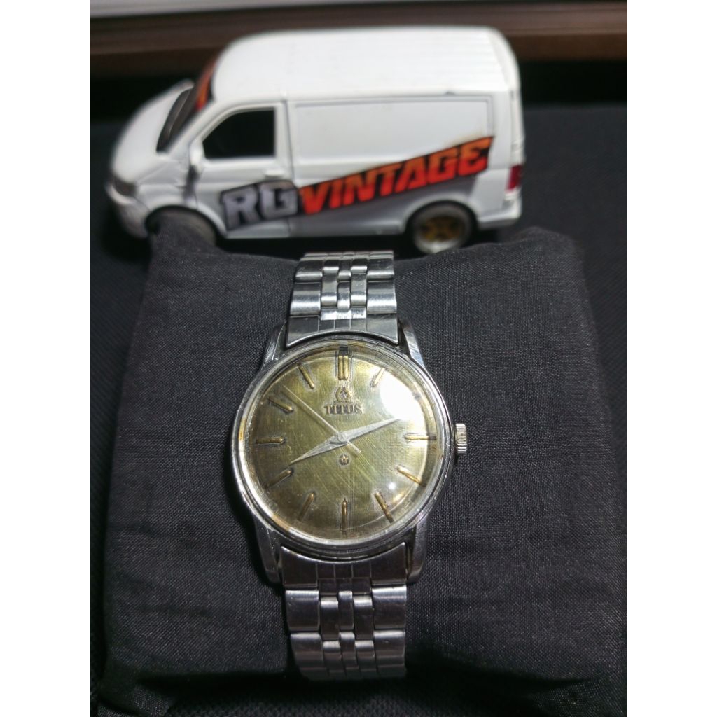 jam bekas manual wind titus dim 3,7