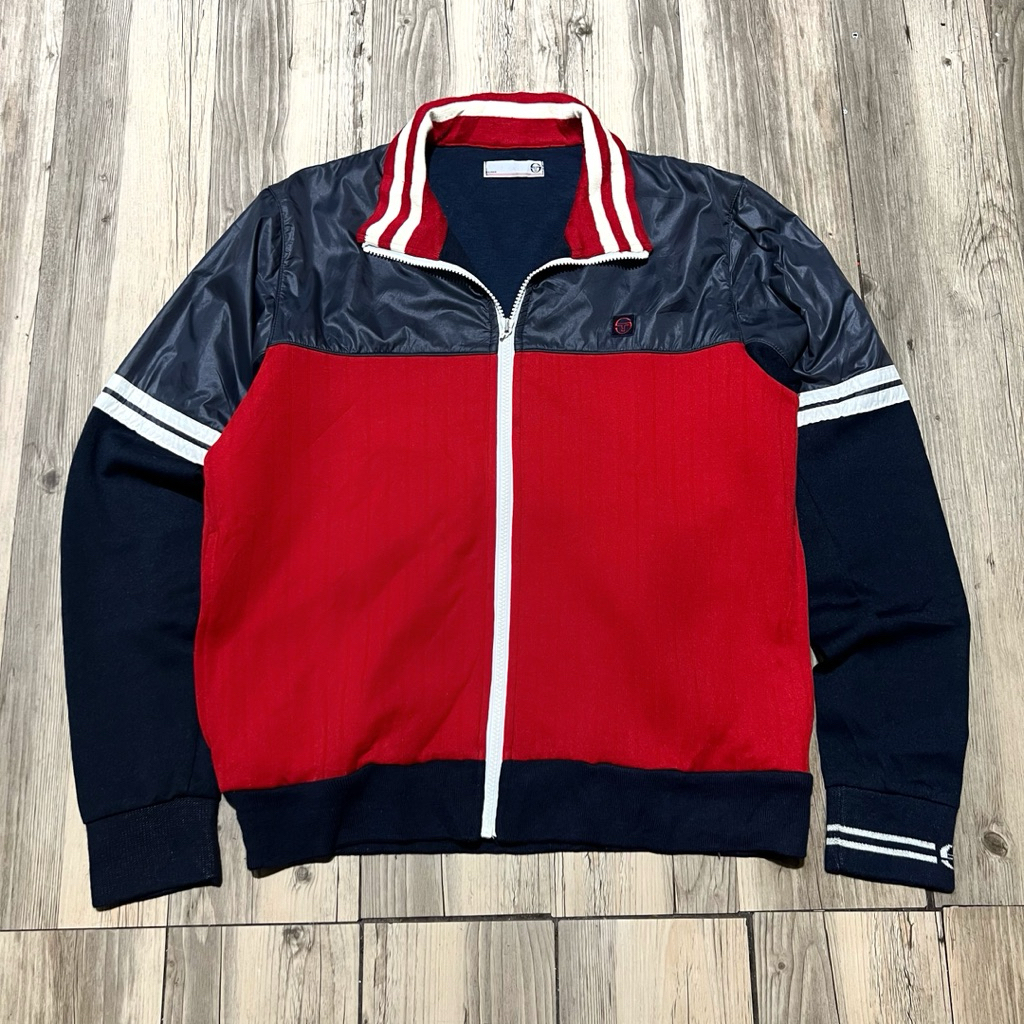 Sergio Tacchini Tracktop Jacket Navy/Red/white  Tritone Original