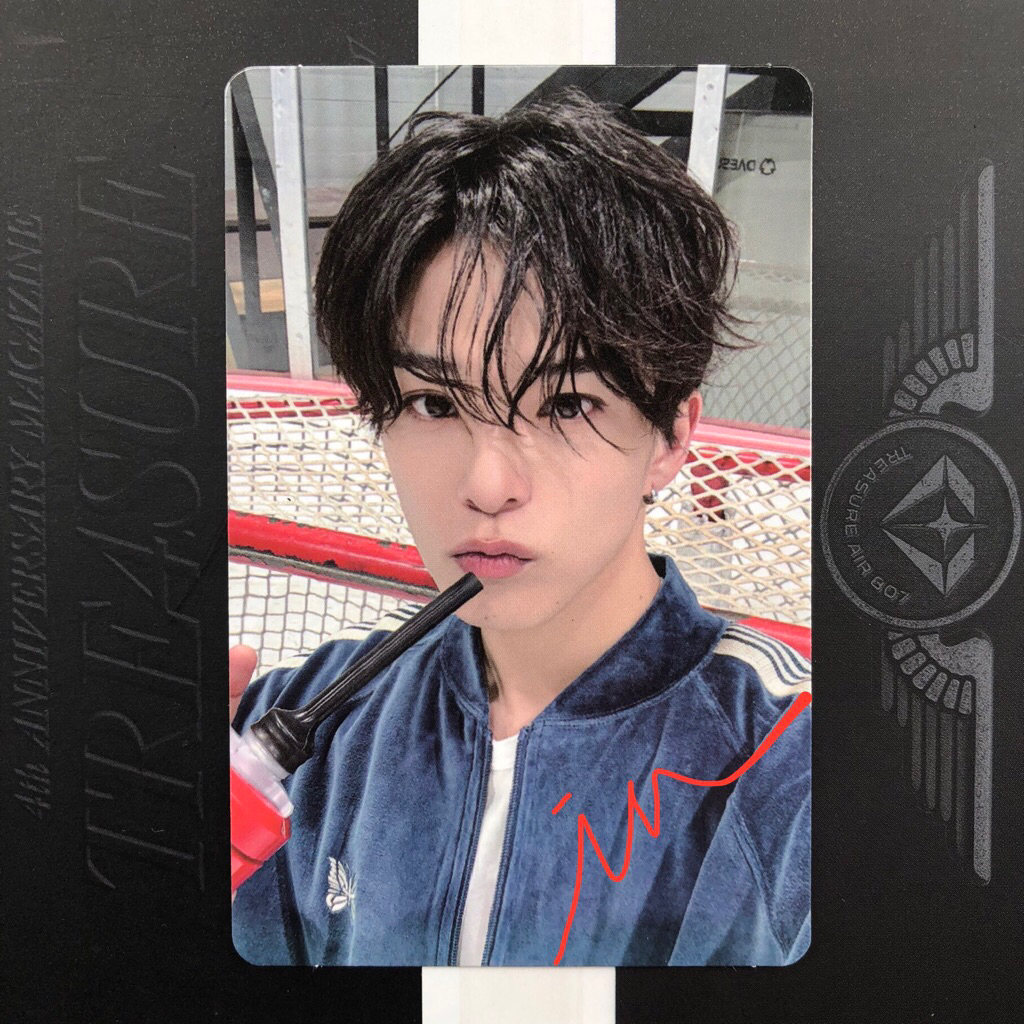 PHOTOCARD PC TREASURE ASAHI LEPEK SG25 ACRYLIC SHAKER