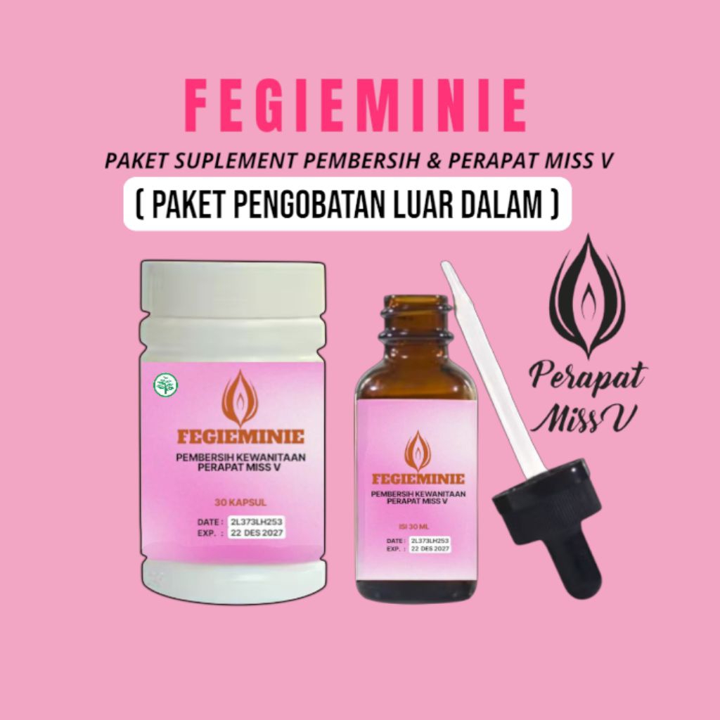 1 Set FEGIEMINIE Perapat Miss V & Pembersih Kewanitaan - Refreshing Feminine Wash Mama's Choice (Fem