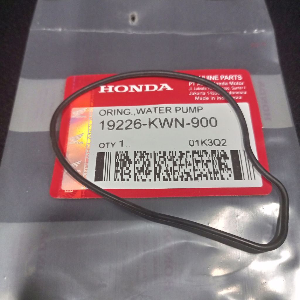 ORING SEAL SIL WATER PUMP VARIO 125 VARIO 150 LED PCX 150