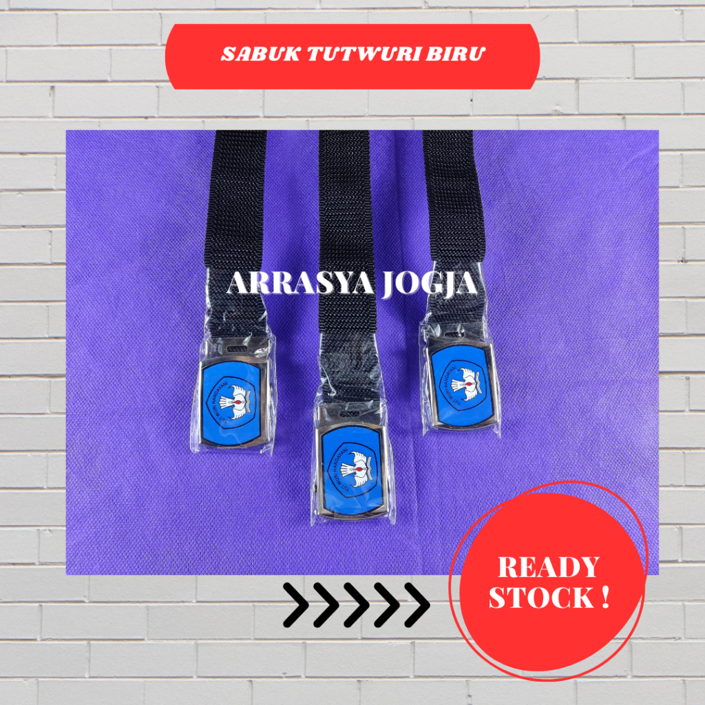 [INSTAN] Sabuk Tutwuri Biru | Sabuk SMP Nylon | Sabuk SMP Kain | Ikat Pinggang SMP