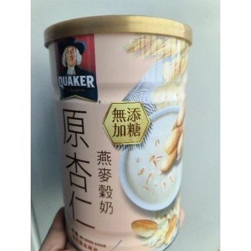 READY STOCK SIAP KIRIM QUAKER SUSU OAT ALMOND ORIGINAL 390g (Less Sugar 25%) KALENG MULUS