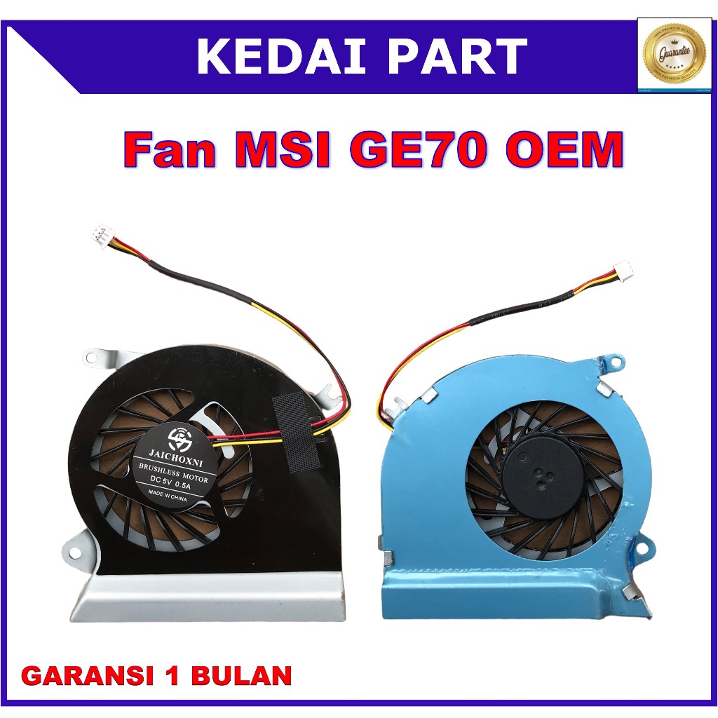 Kipas Fan MSI GE70 0NC 0ND 2OC 2OD 2OE 0NC-003US 0ND-032US 0ND-212US MS-16GC MS-16GA
