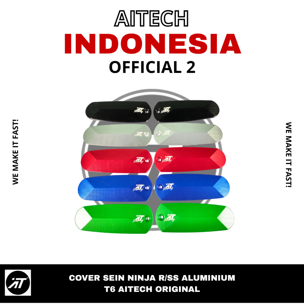 AITECH Cover Sein Ninja SSR Aluminium T6061 Full CNC Anodize 5 Warna