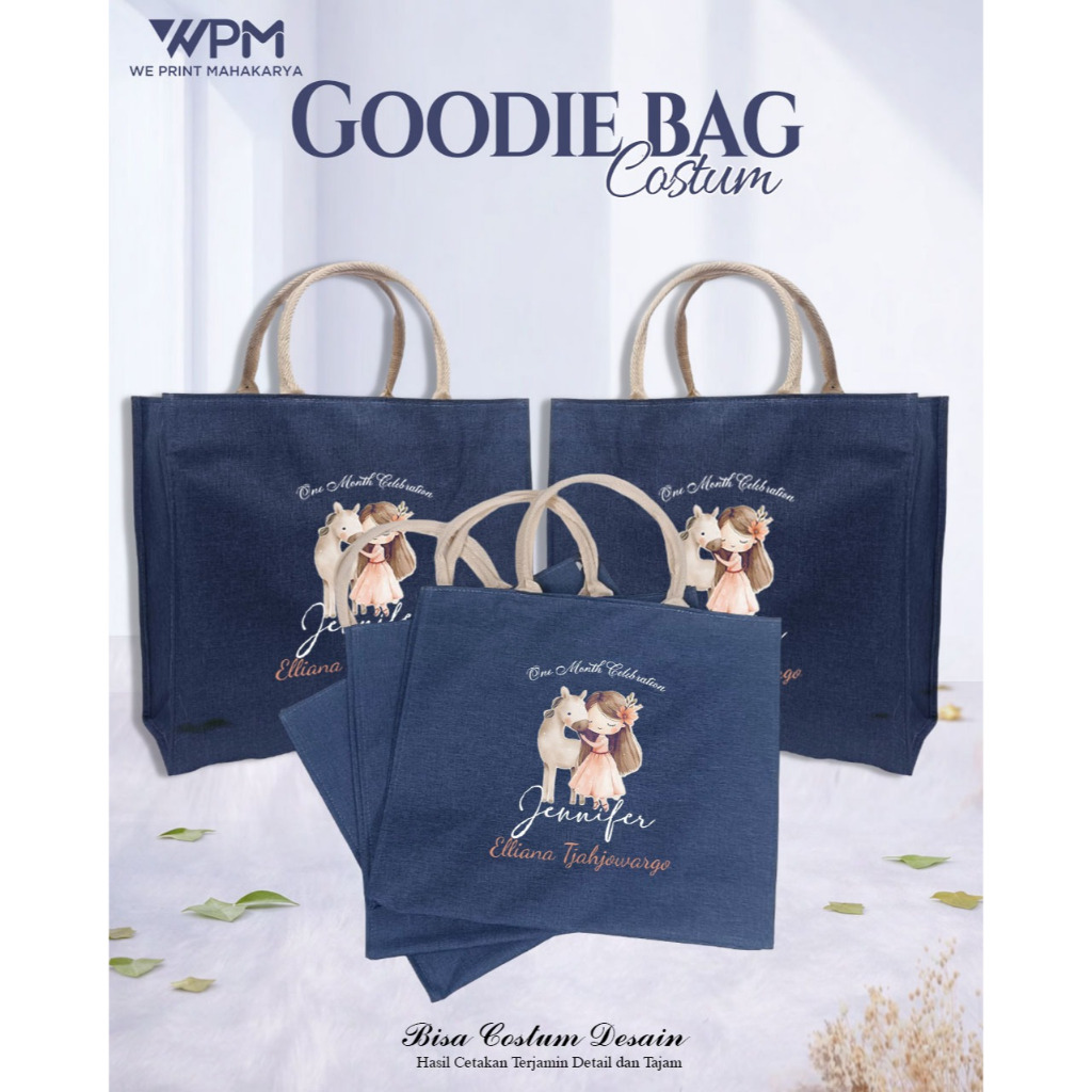 GOODIE BAG CUSTOM / TAS SERBA GUNA / SOUVENIR MURAH / GOODIE BAG ULANG TAHUN / SOUVENIR SATUAN