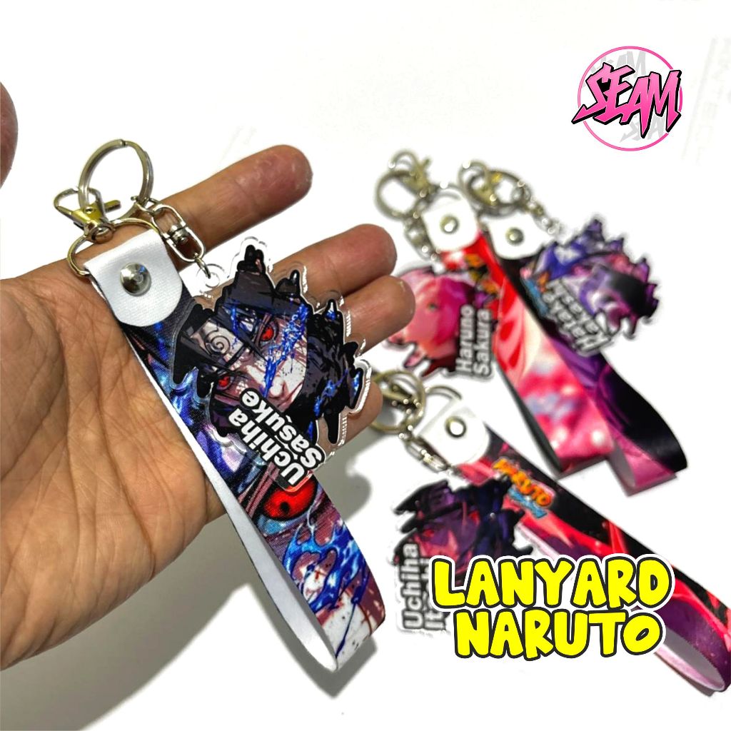 GANCI LANYARD NARUTO CUTE UNIK GANCI LANYARD NARUTO ITACHI SAKURA