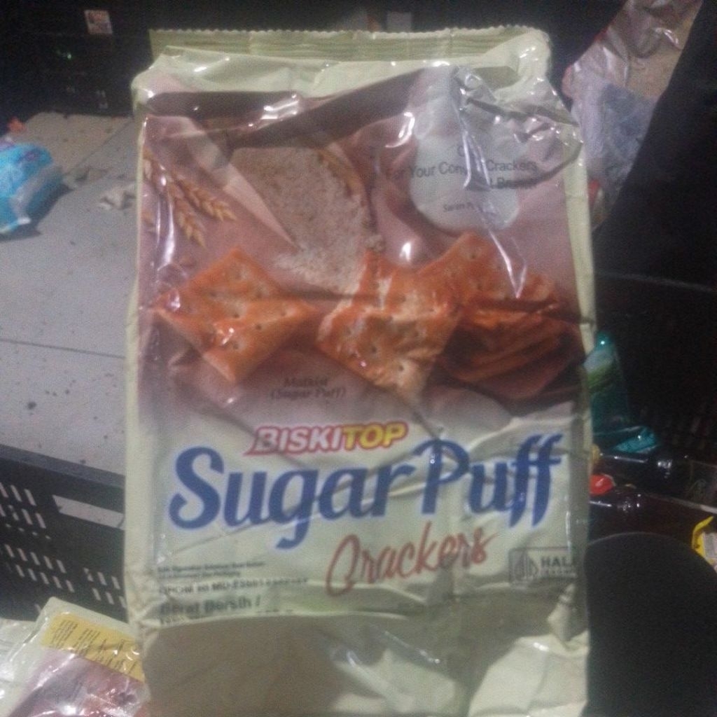 BISKITOP - sugar puff crackers / 280g