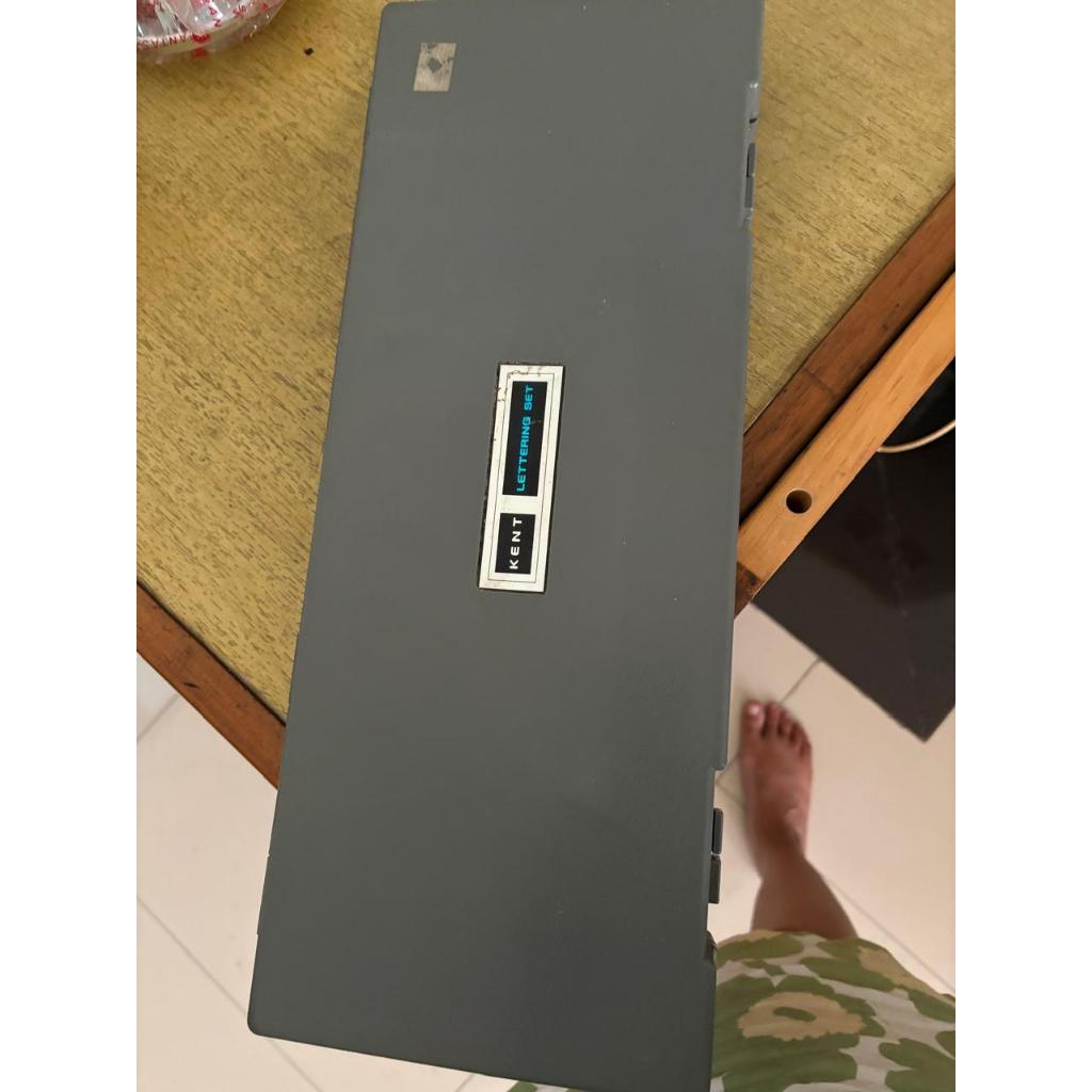 [PRELOVED] Kent Lettering Set Second