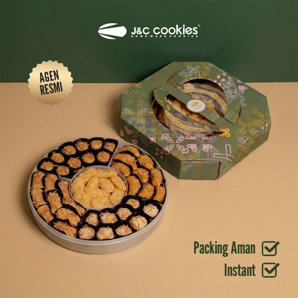 JNC Cookies CANDY TRAY | Kue Kering Favorit Lebaran J&C Cookies Nastar Kastengel