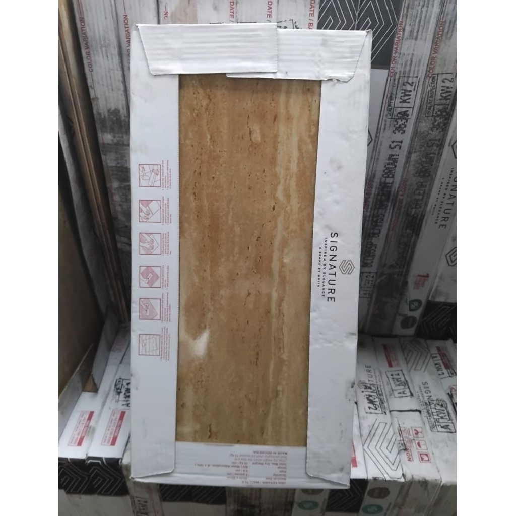 Keramik Dingding 30x60 Galena Brown || Signature