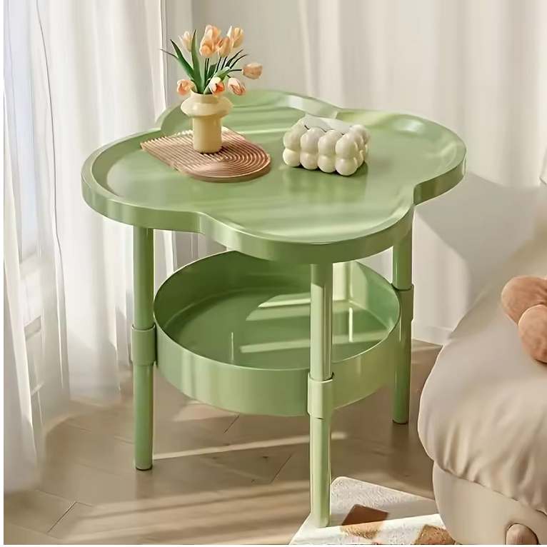 Meja Kopi Mini Sudut Ruangan Minimalis / Meja Kecil Serbaguna / Coffee Table Plastik Premium