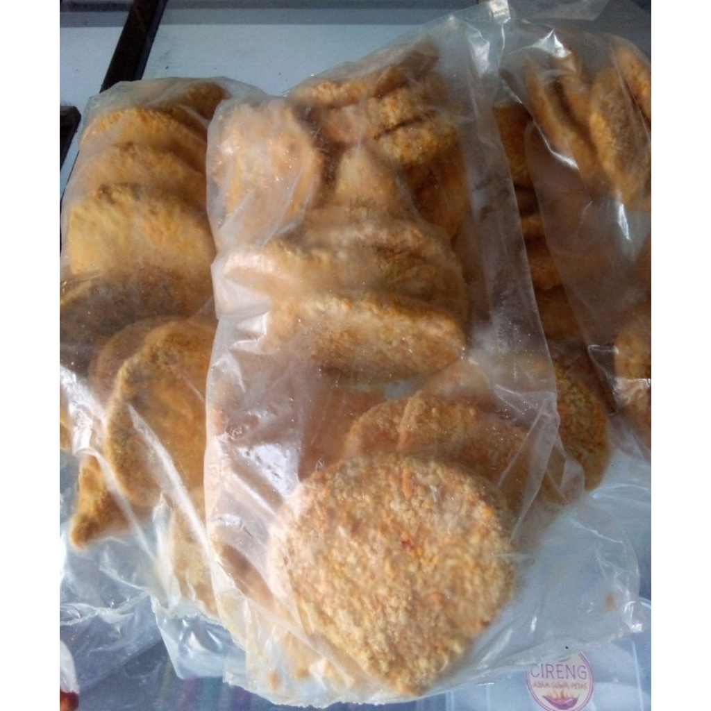 Patty chicken burger isi 12 / patty ayam isian burger