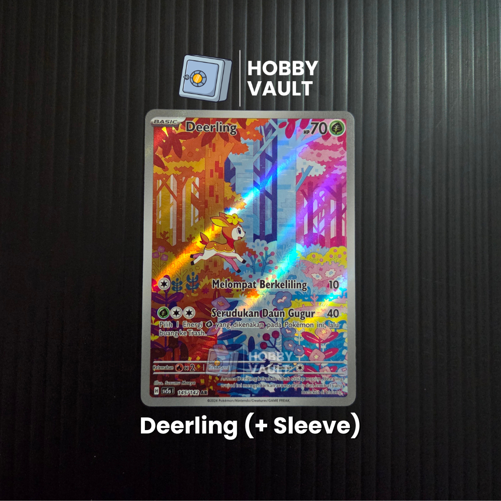 Deerling AR Indonesia version (Original 100%) - sv5s 145/142 Kartu Pokemon Murah