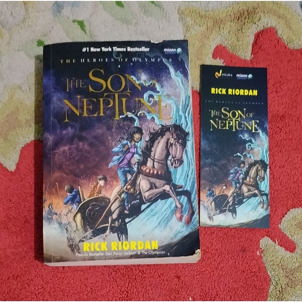 Novel Rick Riordan The Heroes of Olympus "The Son of Neptune" 100%ORI preloved koleksi pribadi