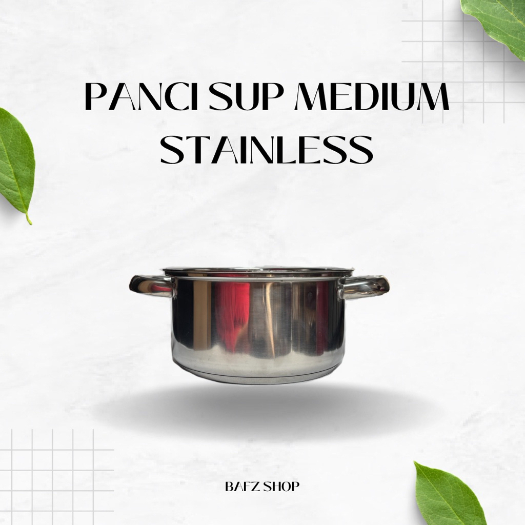 Panci Sup Medium Stainless Steel LRC KOREA