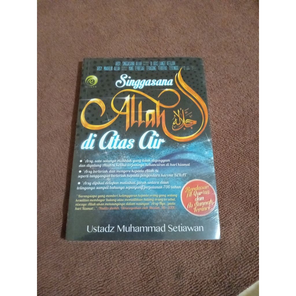 BUKU SINGGASANA ALLAH DI ATAS AIR - USTADZ MUHAMMAD SETIAWAN