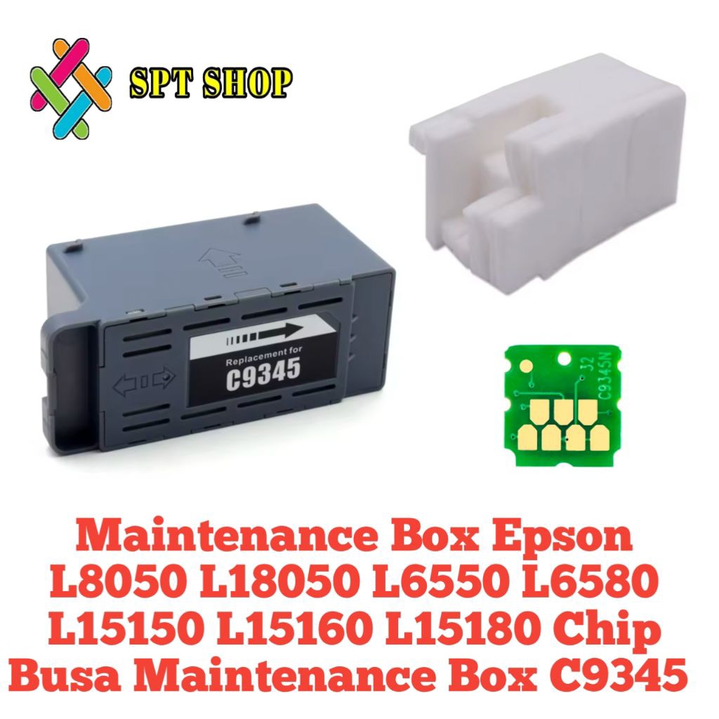 Sparepart Repair Kit Maintenance Box C9345 Epson L15150 L15160 L6550 L6580 M15140 Chip C9345 Sponge 
