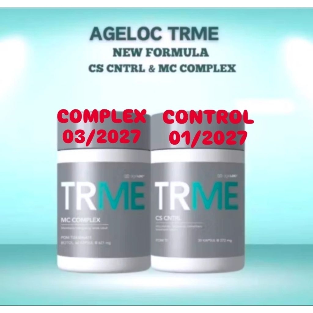 SEPASANG KAPSUL DIET CONTROL COMPLEX TWS V2 TRME TR ME