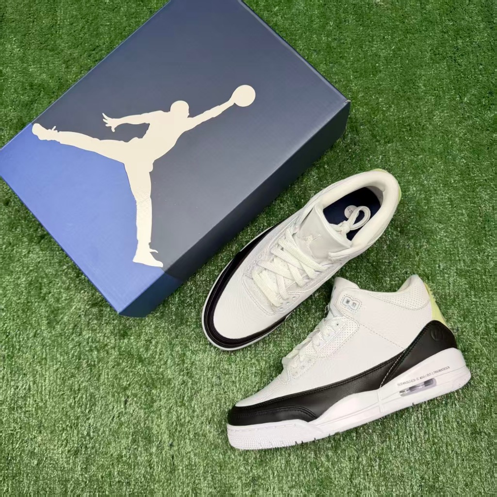 Sepatu Basket Jordan 3 Fragment Design AJ3 Sepatu santai pria dan wanita