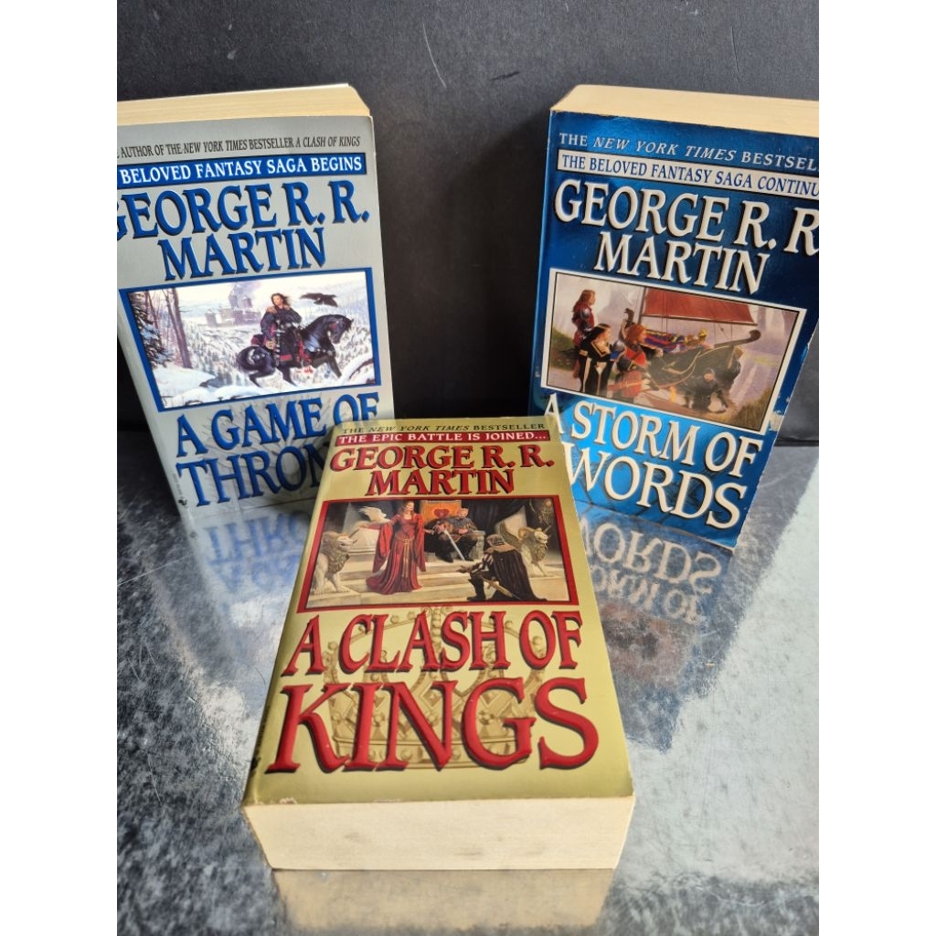 Novel Import Series Game of Thrones by George R.R. Martin 3 Buku
