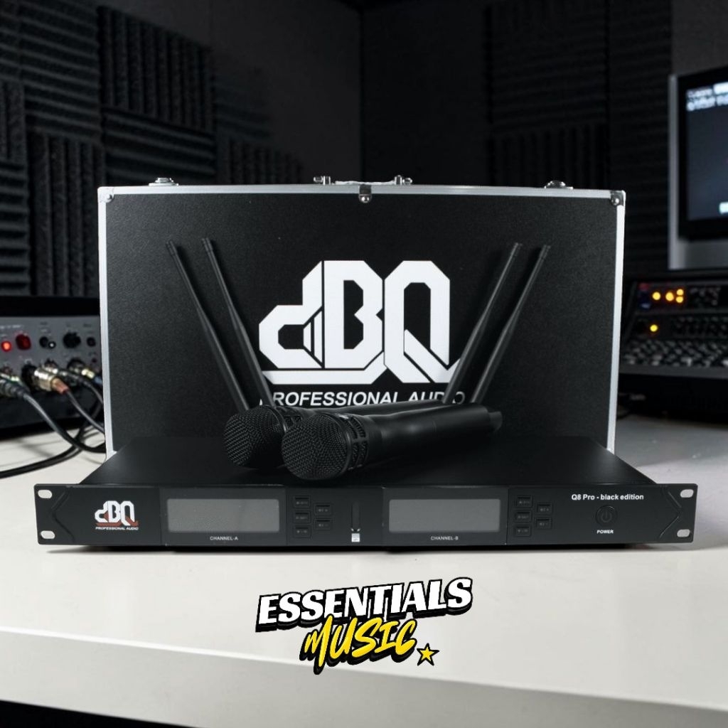 Mic Wireless dBQ Q8 Pro Black Edition