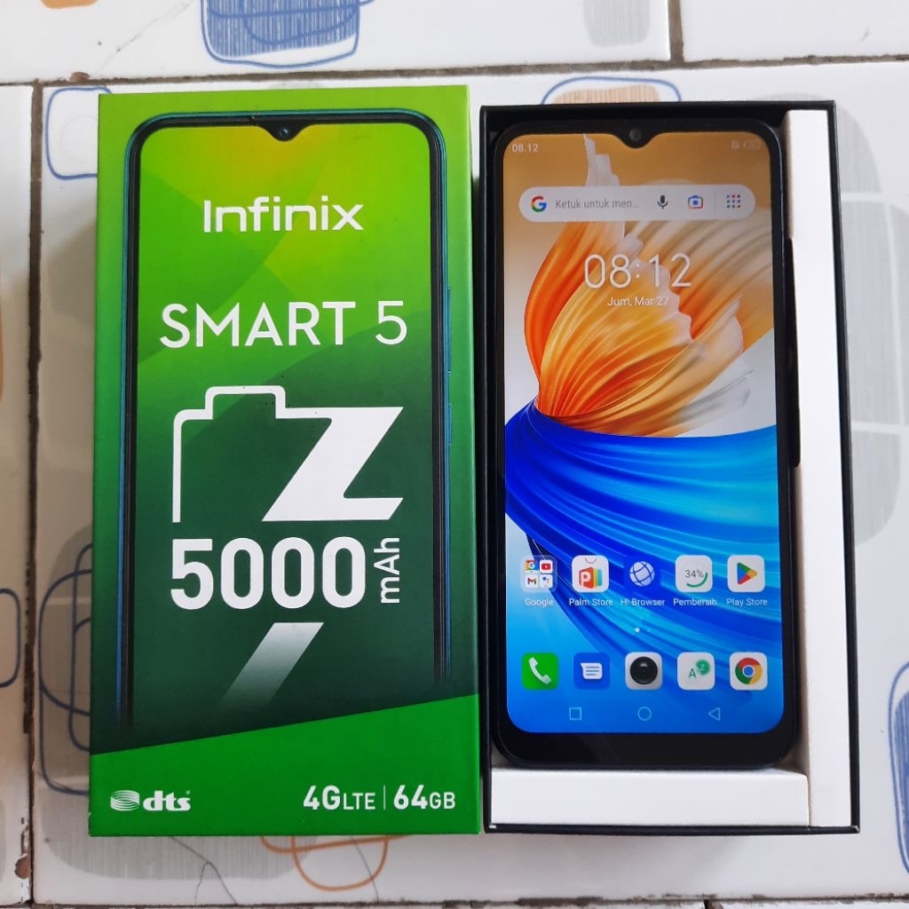 Hp second murah infinix smart 5 3/64