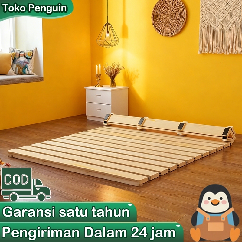 [Surabaya Express]Kasur Lipat Kayu Pallet Solid Dipan Tatakan di Lantai Papan Tempat Tidur Cocok unt