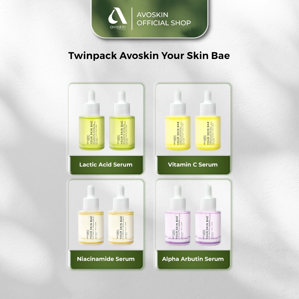 Paket Skincare Boost My Skin Twinpack (2 pcs) - Avoskin Your Skin Bae
