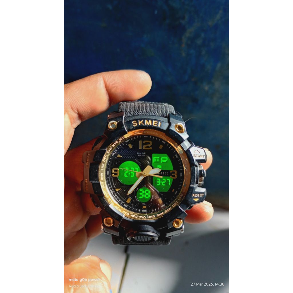 jam Casio digital bekas bahan