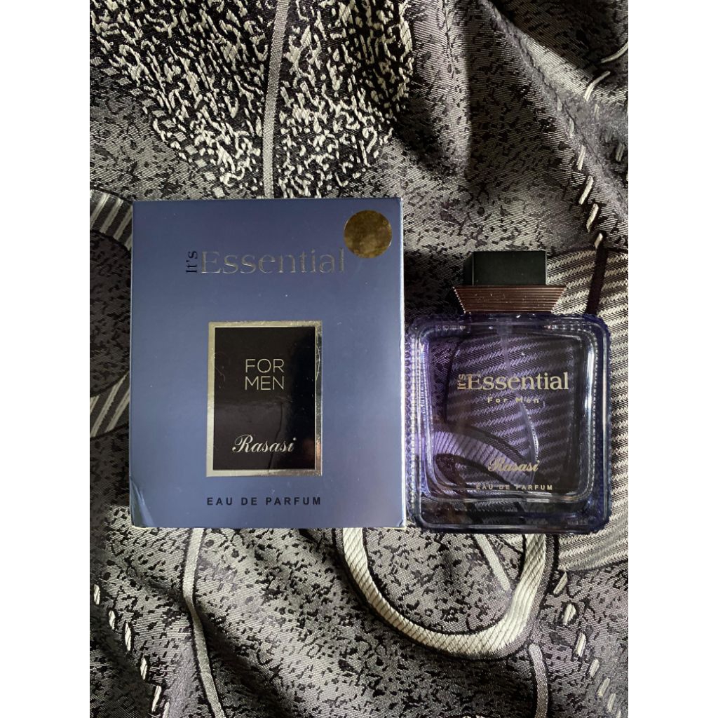 PRELOVED Rasasi Its essential 90% dengan BOX
