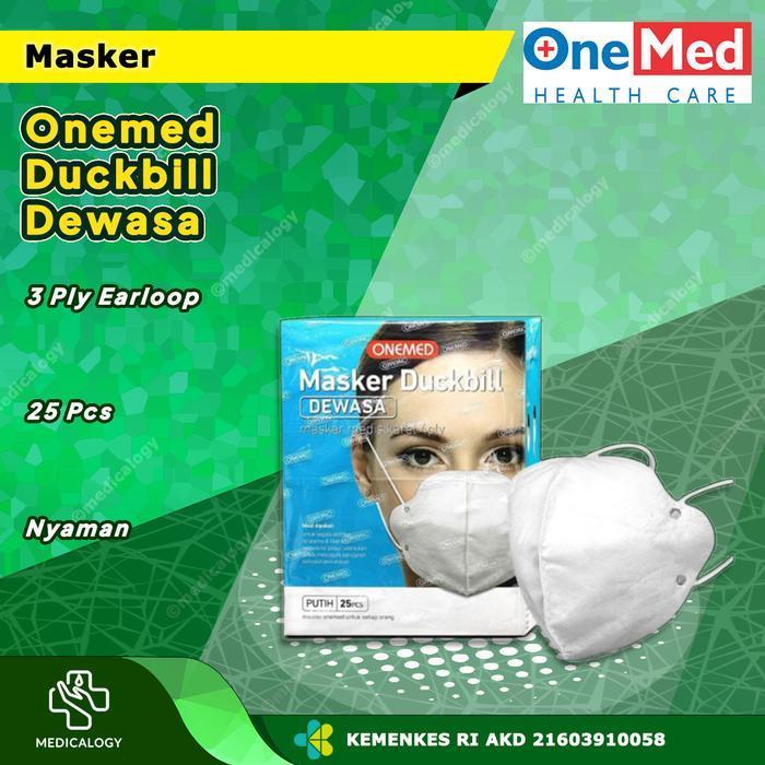 Onemed Masker Medis Duckbill Dewasa isi 25