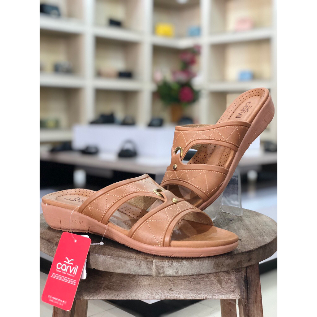 sandal cewe dewasa CARVIL / ANTIKA 03 L / stone