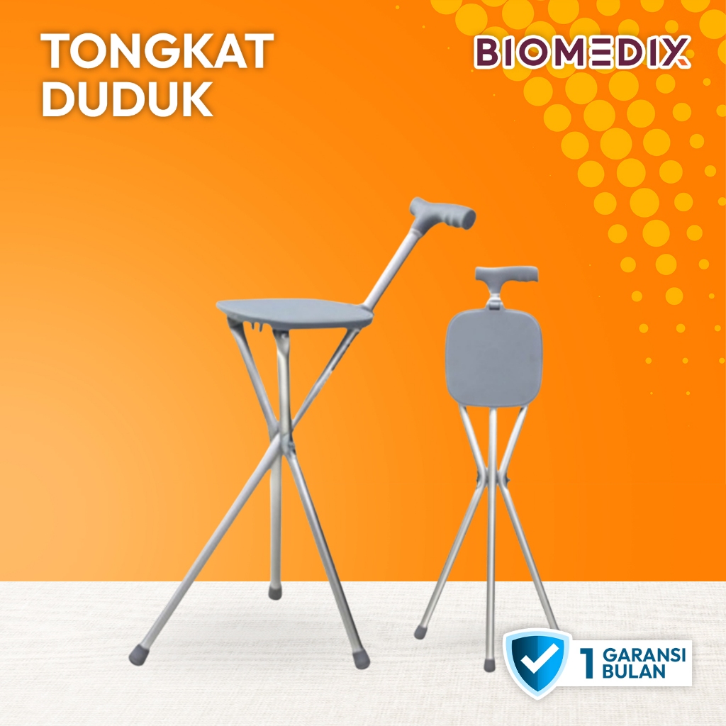 Tongkat Tempat Duduk / Tongkat Alat Bantu Jalan Lansia / Tongkat Kursi 940 L / Tongkat Duduk / Kursi