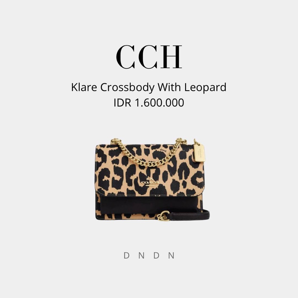 Klare Crossbody With Leopard