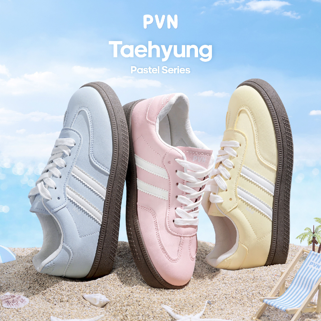 PVN Taehyung Pastel Sepatu Sneakers Wanita Sport Shoes 306