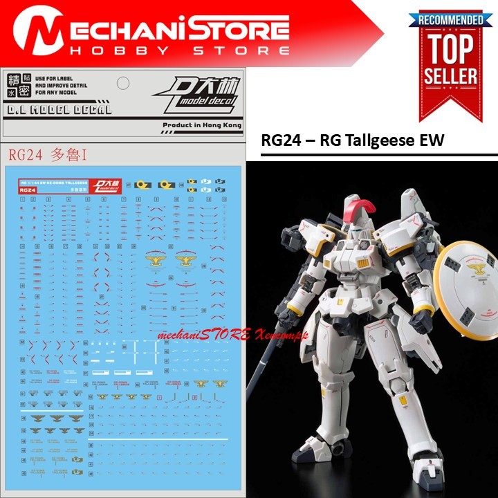 Water Decal RG24 - RG Tallgeese EW by DL MODEL