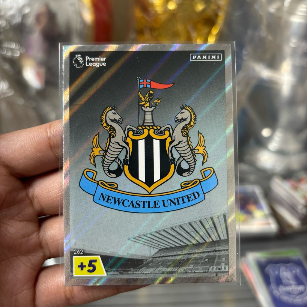 Kartu Bola Team Badge Newcastle Panini Original