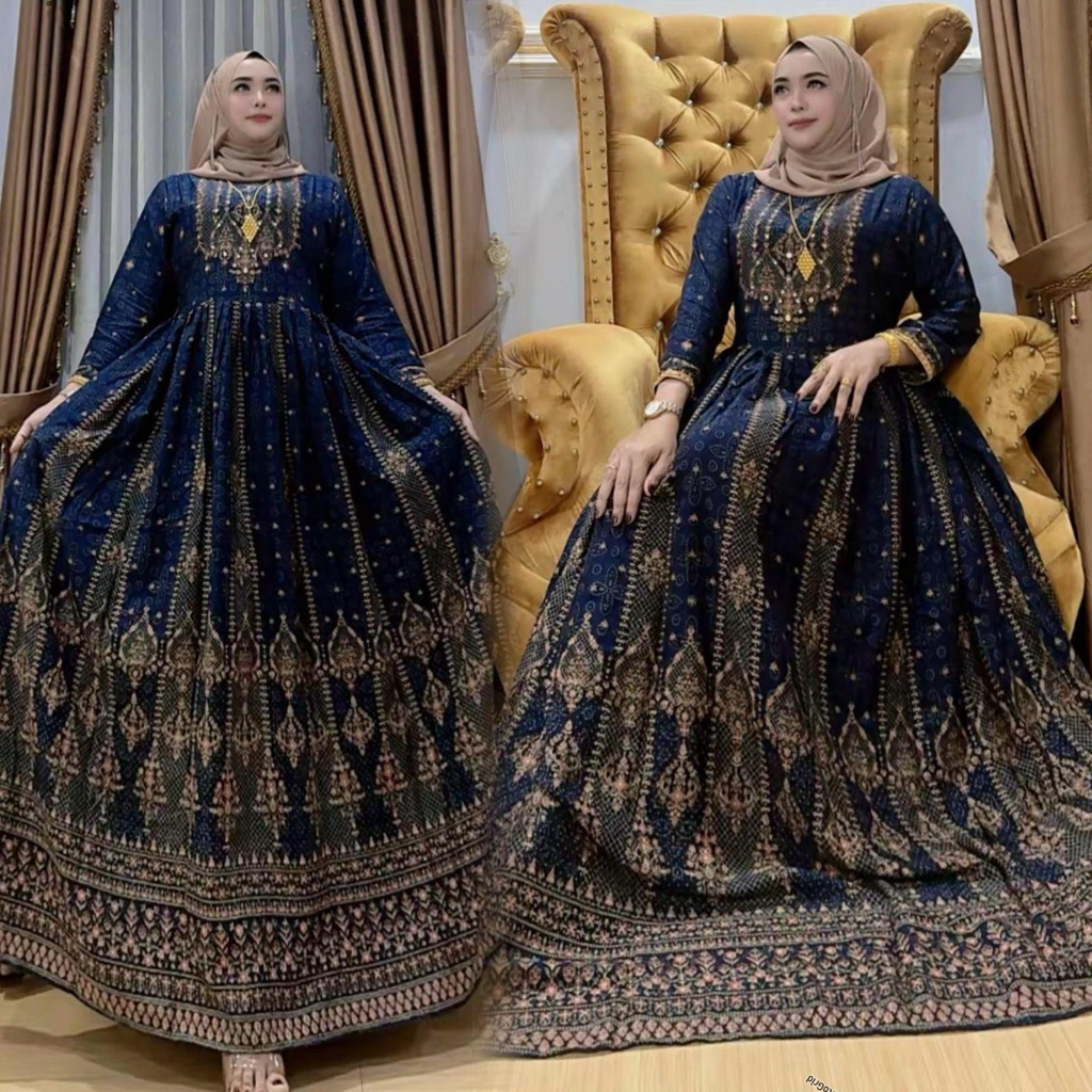 GAMIS WANITA HINDI TIFANI BORDIR TERBARU