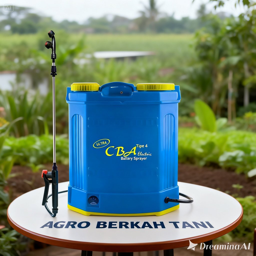 Sprayer elektrik CBA Tipe 4 adalah alat semprot pertanian 16 liter yang menggunakan baterai recharge
