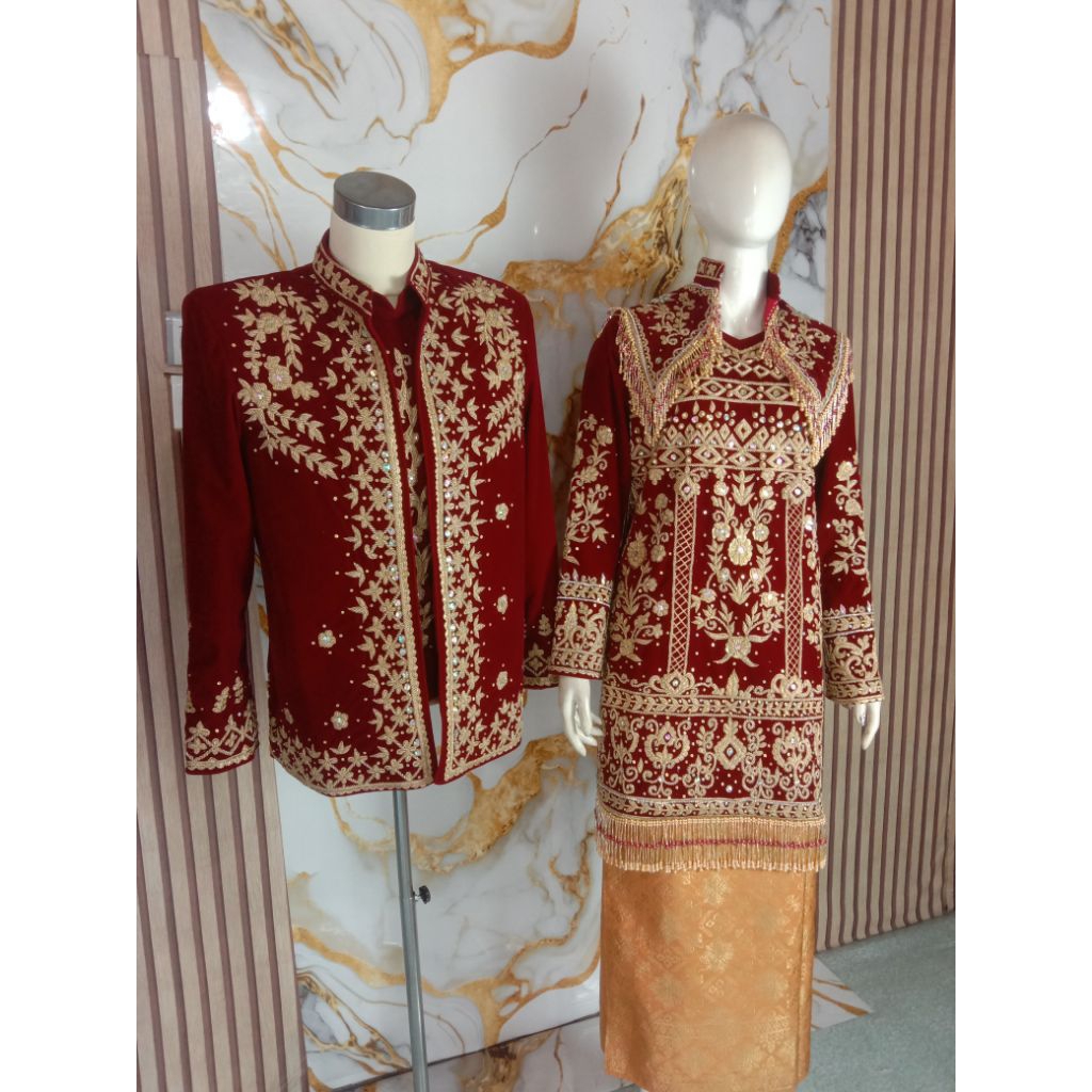 BAJU PENGANTIN ADAT MINANG PADANG PREMIUM